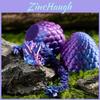 Gem Dragon 3d Printed Egg Set Lucky 13 Jointed Poseable Collectible Toy
