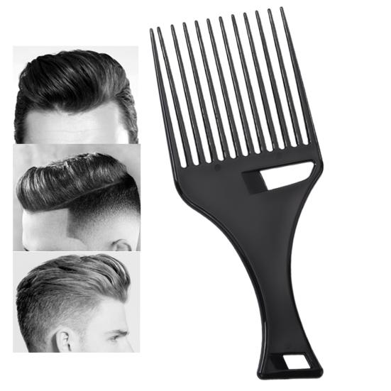 Yousheng Men Texturizing Comb Easy to Use Lightweight PP Hair Salon Hollow Fork Comb for Daily Life