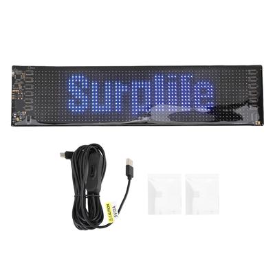 Autoschild Regendicht USB Bluetooth App-Steuerung Programmierbares Flexibles LED-Schild für Textmuster