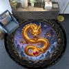 Golden Dragon Legend Round Area Rug Under Office Chairs Bedroom Living Room Home Decor