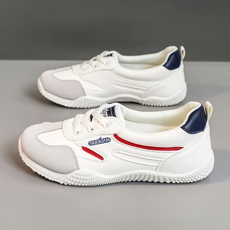 Women's White Sneakers New Spring Hot Thick-Soled Shoes Non-Slip Soft Sole Versatile Casual Sneakers