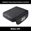 For Hyundai Leather Car Armrest Mat Center Console Arm Rest Protection Cushion Cover GDi N Line i10 Azera Genesis G70 G80 G90 PP37