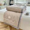 Lightweight Summer Blanket - Breathable Machine-Washable Quilt For All Season Use In Solid Colors