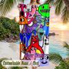 Garten of Banban Beach Towel, Personalized Custom Text, Quick Dry Soft Large Towel For Swimming Pool Travel
