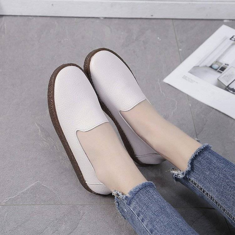 FiveFive Chaussures plates d'automne pour femmes Mocassins pour femmes Mocassins à enfiler pour femmes Mocassins pour femmes Chaussures grande taille