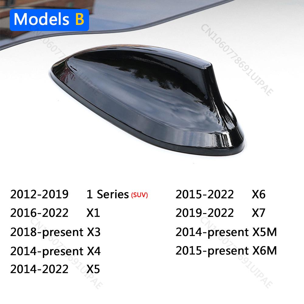 Glossy Black Car Roof Shark Fin Antenna Aerials Cover For BMW 1234567 Series X1 X3 X4 X5 X6 X7 M2 M3 M4