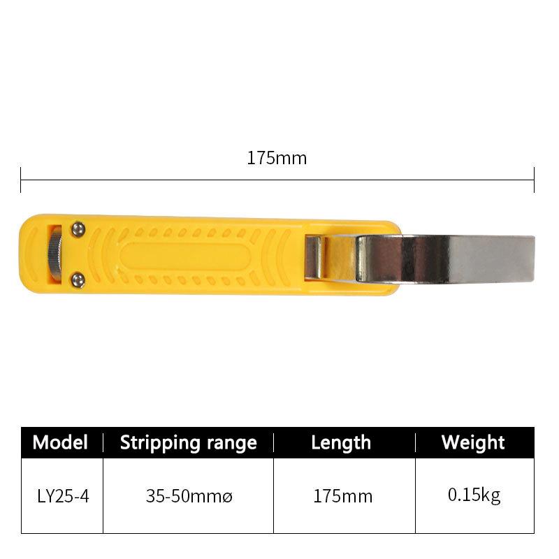 Cable Knife Stripping Pliers for Removing Insulation Stripping Knife Stripper for Stripping Round PVC Cables Mini Hand Pliers