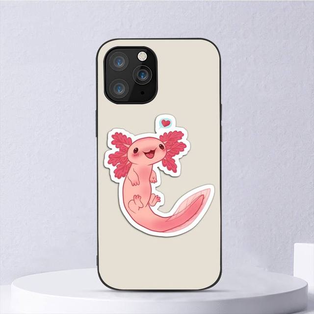 

Милый чехол для телефона «Аксолотль» для Iphone 11 12 Mini 13 14 Pro Xs Max X 8 7 6s Plus 5 Se Xr Shell iPhone8