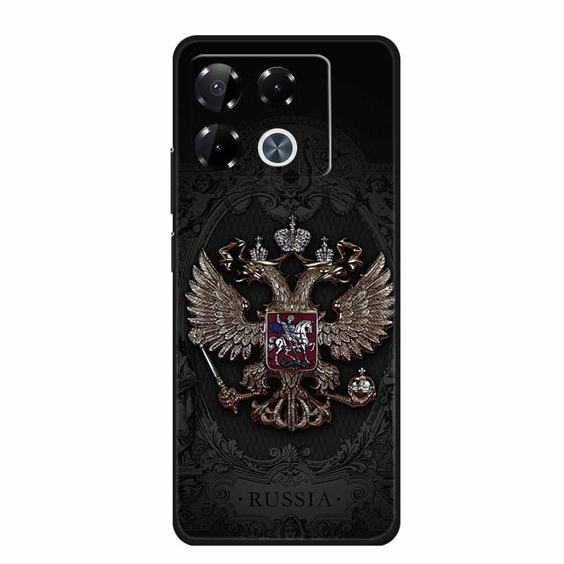 For Infinix Note 40 Pro Case Note40 Pro Plus Phone Cover Black Silicone Soft Case For Infinix Note 40 Pro Plus Back Cover Case