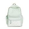 Schoolbag Milk Whirring Vitality Plaid Color Matching Fashion Primary School Students Schoolbag Female Backpack Junior High School Students 