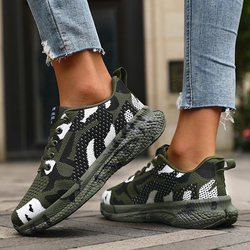 2025 New Men Camouflage Sports Shoes Anti Slip Shock-absorbing Running Shoes Ideal Choice for Outdoor Exploration Daily Exercise