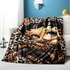 Betty Boop Pattern Blanket for Home Decoration, Bed, Sofa, Car Travel, Camping, Suitable for All Seasons, Birthday Christmas Gift