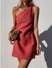 2026 Damen Schlankes One-Shoulder Sommerkleid - Eleganter Europäischer & Amerikanischer Stil Rock