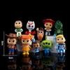 10-piece Set of Disney Toy Story Action Figures Buzz Lightyear Woody Jessie and Other Aliens Collectible Model Gifts