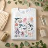 Ocean Animals Grafisch T-shirt Zeeleven Illustratie Tee Mariene Wezens A63