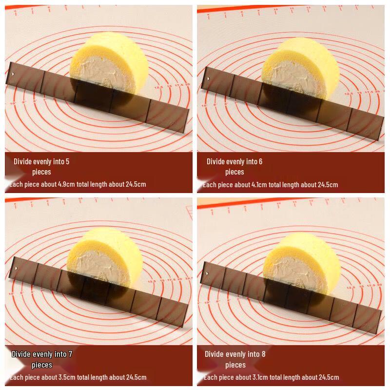 Adjustable Cake & Bread Slicing Rulers