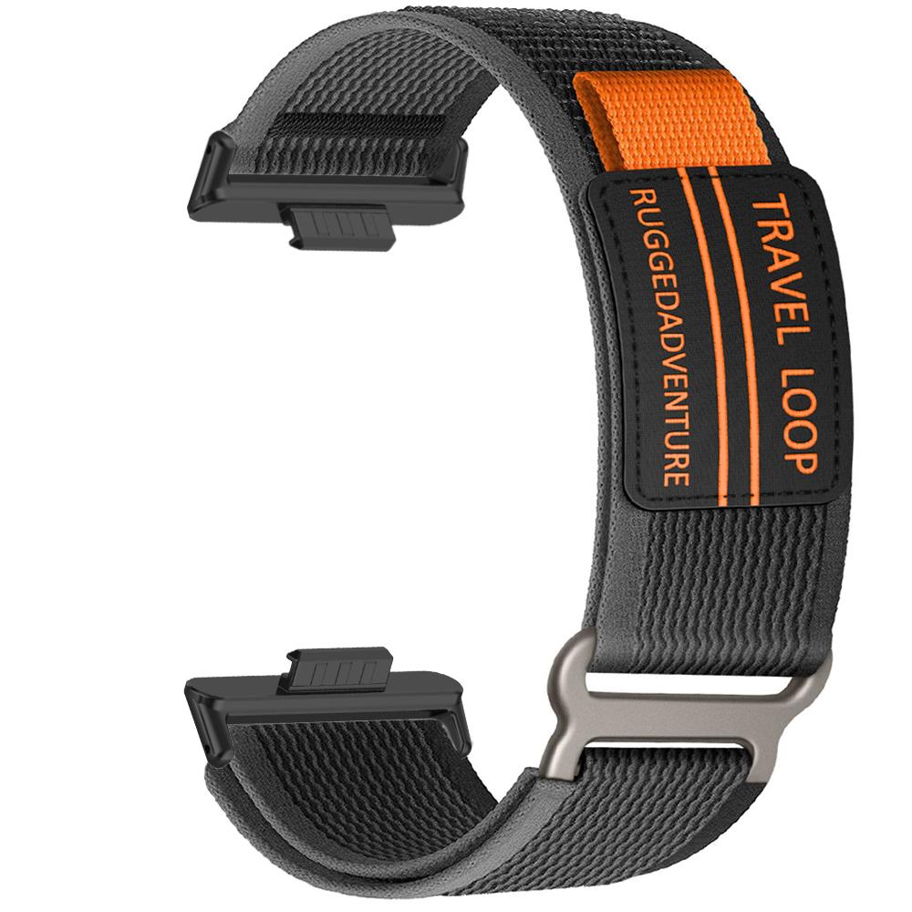 

Нейлоновый ремешок для Huawei Watch Fit 4 Pro Band Спортивный мужской женский сменный браслет Huawei Fit 3 Fit 4 Travel Loop Correa Аксессуары Huawei Fit 4 Pro &Black серый