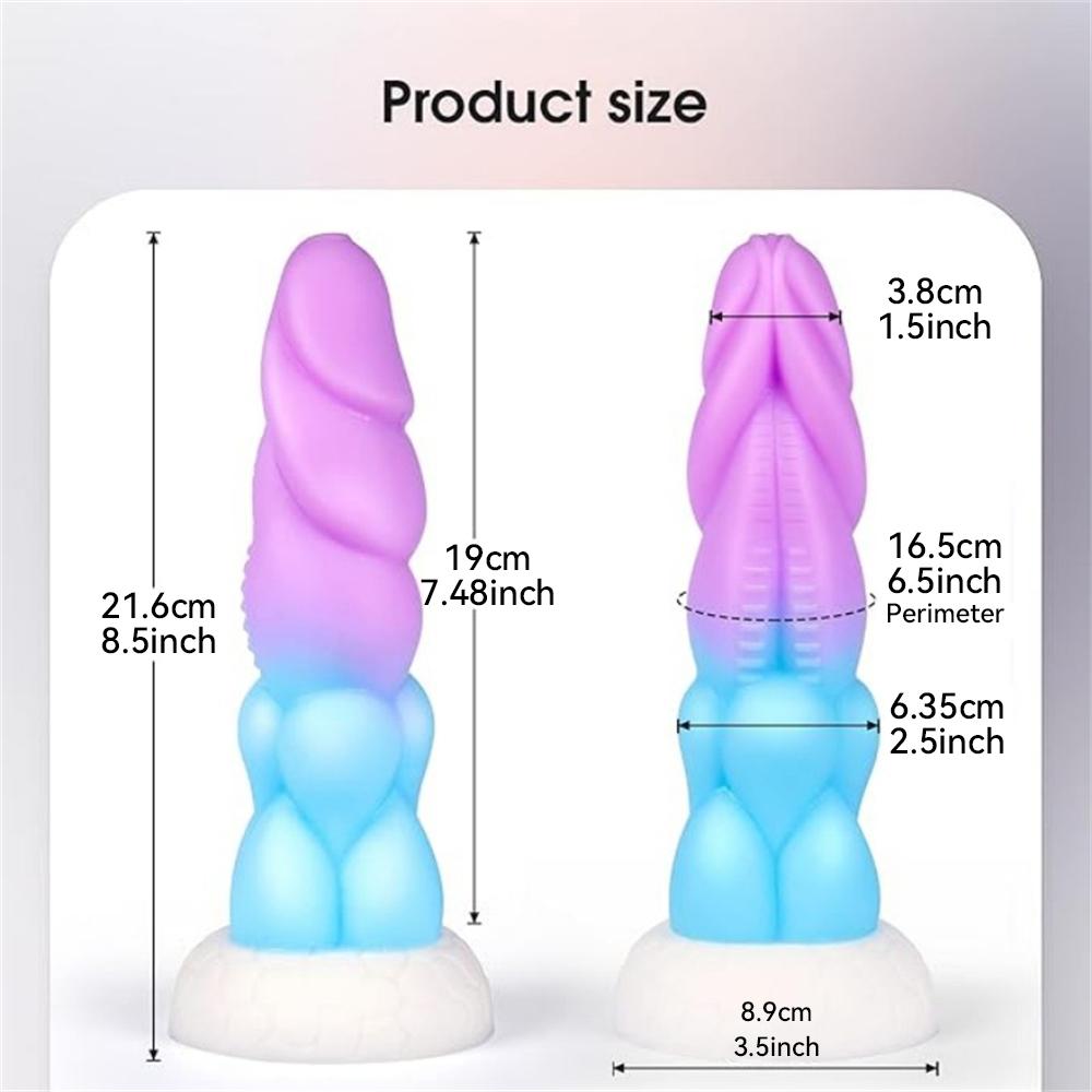 Anal Plug Silicone Big Dildo Suitable for Women Soft Skin Feeling Huge Dildo with Suction Cup Big Butt Plug Adult Sex Products