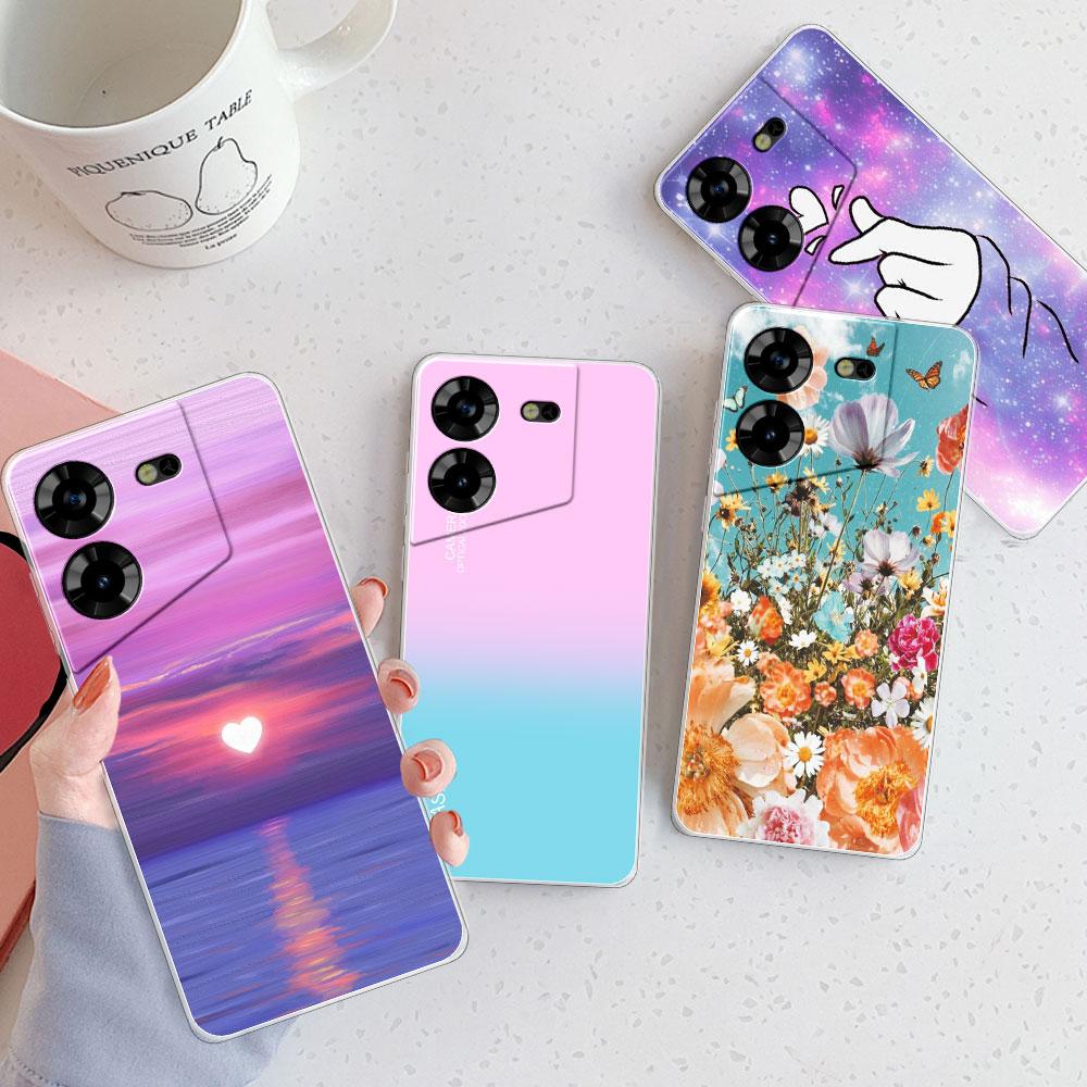 For Tecno Pova 5 Case Coque For Tecno Pova Neo 3 Cover Soft Silicone TPU Clear Phone Case For Tecno Pova 4 4 Pro Pova 2 3 Funda