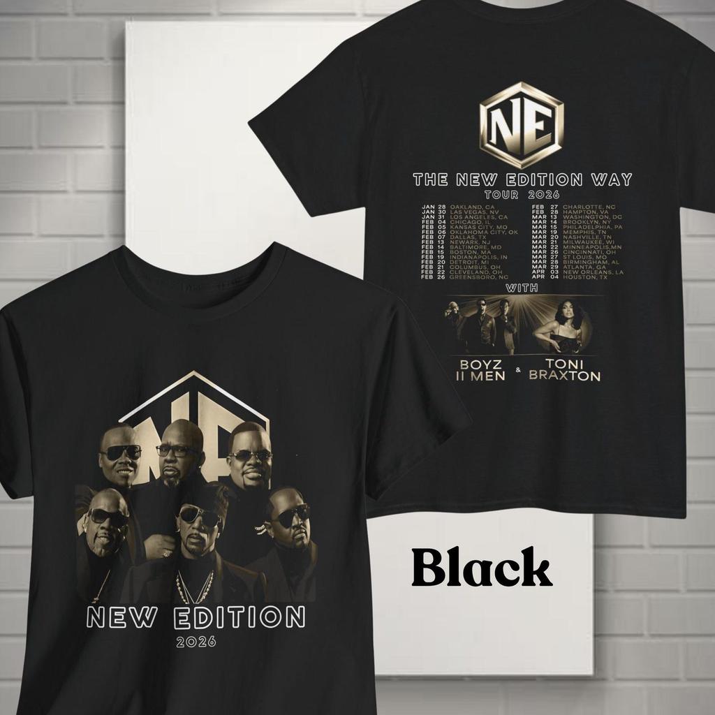 Apparel Concert Tour 2026 New Edition Merch & Gift Fans The New Edition