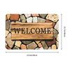Europe Style Simulation Stone Doormat Mat Anti-Slip  Bathroom Kitchen Garage Rug Carpet 40*60cm