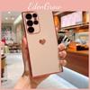Solid For S25 Color Silver Heart Pattern Tpu Slim Phone Protective Case