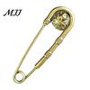 Nature Inspired Jewelry Vintage Bronze Safety Pin, Large Feather Bird Leaf Flower Lapel Accessories Men Women Brooch Pin for Coats, Jackets,
