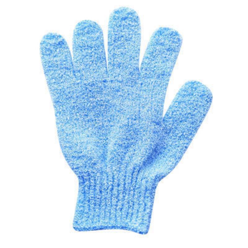2Pcs 2-in-1 Exfoliating Bath Gloves Massage Peeling Shower Scrub Mitts for Full Body Skin Smoothing Care