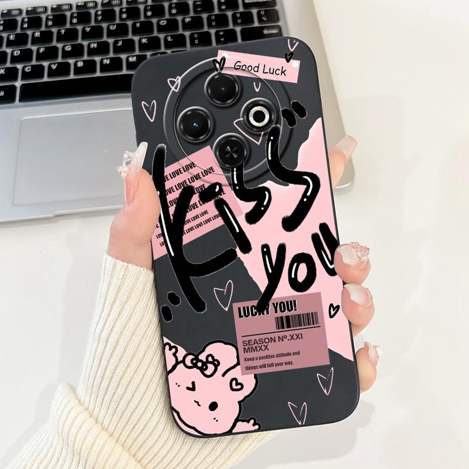 For Tecno Spark 30C 4G Case Popular Daisy Flower Soft Silicone Matte Cover For Tecno Spark30C 4G kl5 kl5n Full Protection Bumper