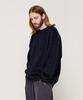 CARGOBROS Cb Wool Wind-Knit Round Knit (Navy)