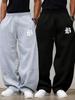 Men's  Heavyweight Straight-Leg Sweatpants - American Style, Versatile, Cross-border Bestseller for Spring & Autumn Casual Fashion