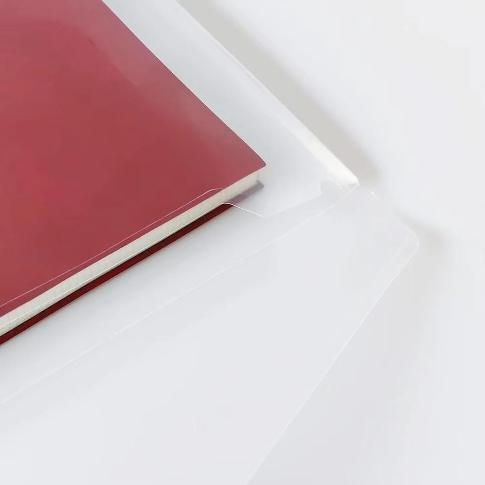 10 Pcs Clear A4 File Folders Large Capacity Storage Bag Snap Button Closure File Folders Durable Plastic Document Pouch
