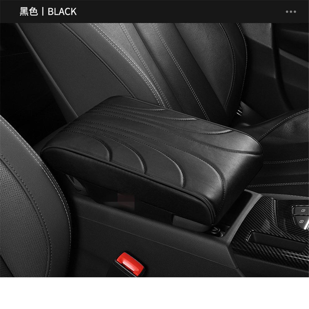 Car Center Console Seat Armrests Box Protection Cushion PU Leather Armrest Pad