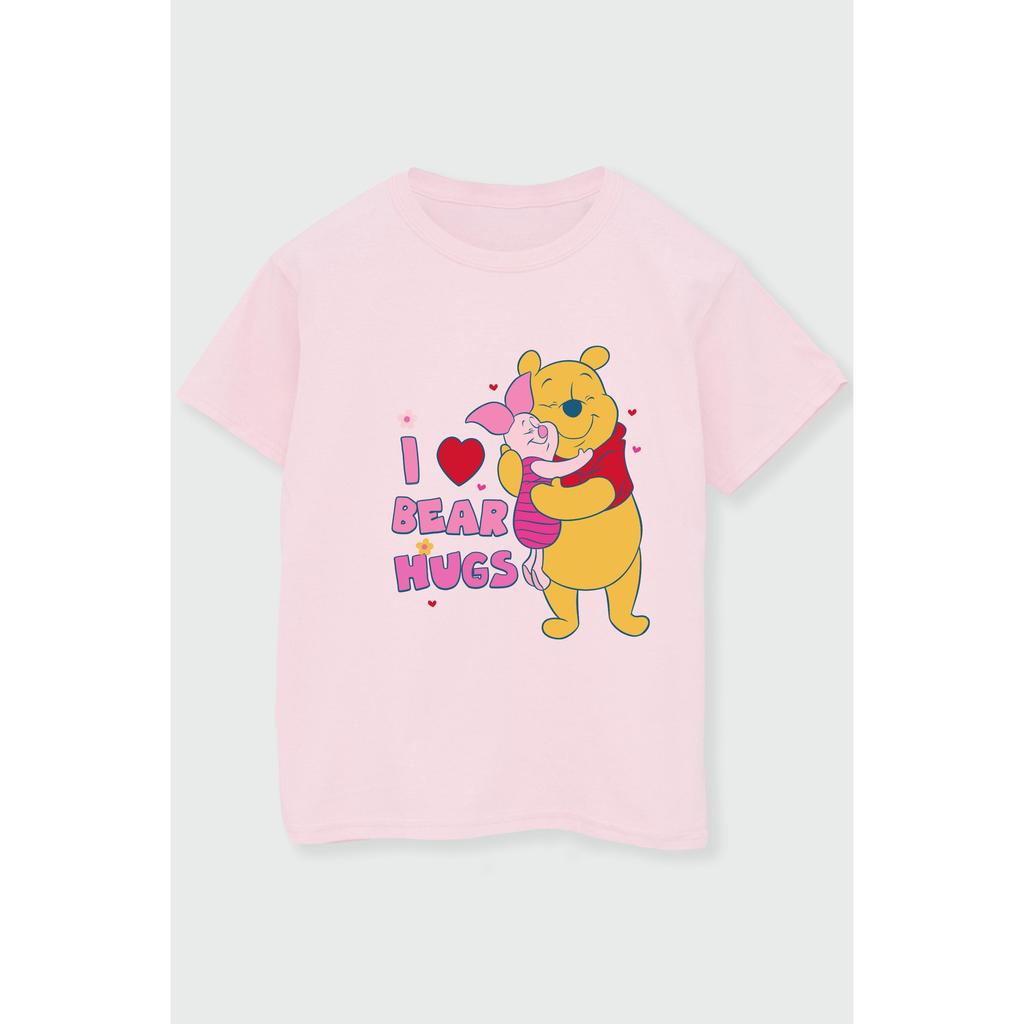 Disney Girls Winnie The Pooh Big Bear Hugs Cotton T-Shirt