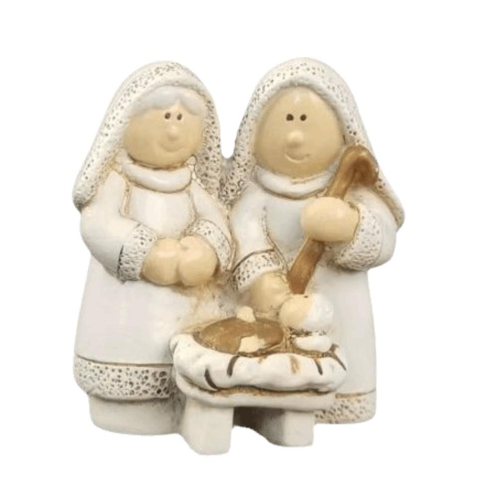 Tabletop Ornaments Nativity Scene Figurine Resin Nativity Family Sculpture Mother's Day