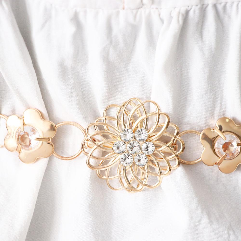 Elegant Luxury Statement Waist Chain Women Waistband Fashion Jewelry Body Chain Belts