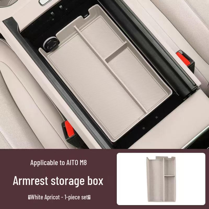 Silicone Armrest Storage Mat for 26 AITO M7/M8 Models
