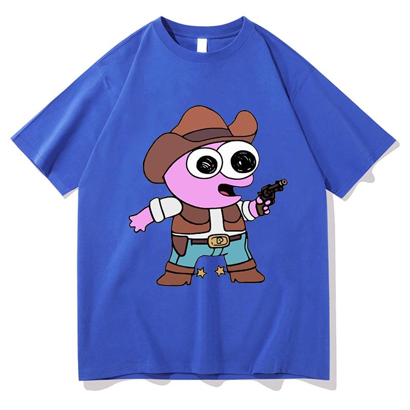

2026 Smiling Friends Tshirts Kawaii Style 100 Cotton Teeshirt Graphic Printing Casual Tshirt Pure Cotton Round Neck Tees Tops S