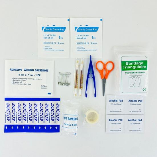 Wasserdichtes Erste-Hilfe-Set, tragbar, Notfall-Camping-Utensilien, Reise-Notfall-Überlebens-Set