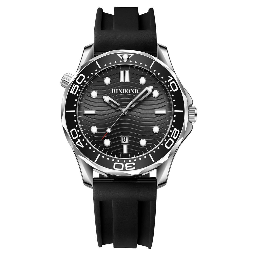 Binbond Men s Two-Tone Luminous Quartz Waterproof Watch