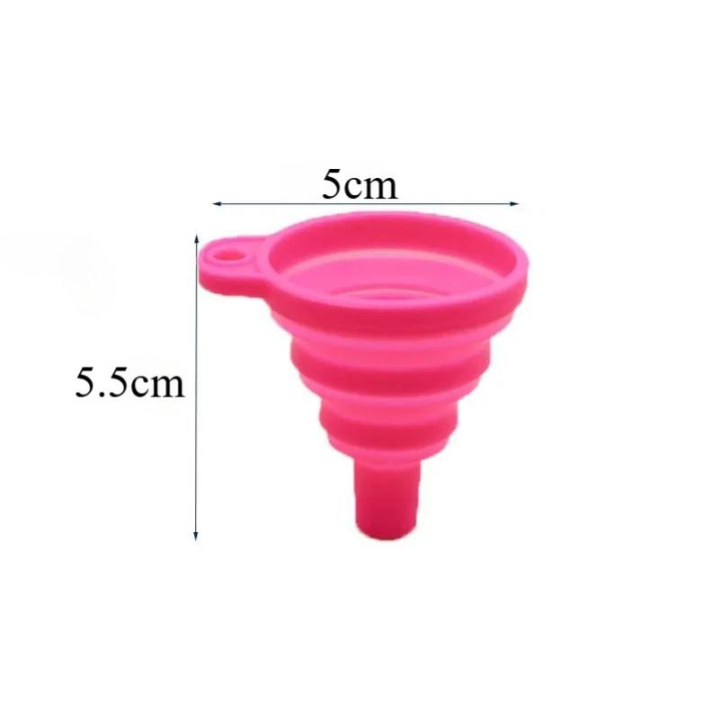 Imbuto universale pieghevole in silicone per olio motore e liquido lavavetri: portatile, flessibile e ideale per la manutenzione dell'auto