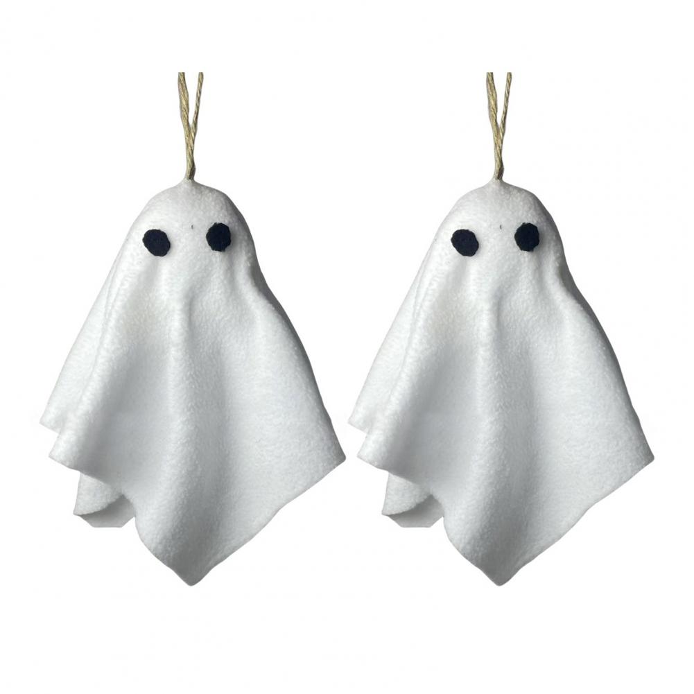 Cute Ghost Decor for Halloween Spooky Halloween Hanging Ghost Decorations for Home Party Yard Bedroom Small White Cloth for Tree