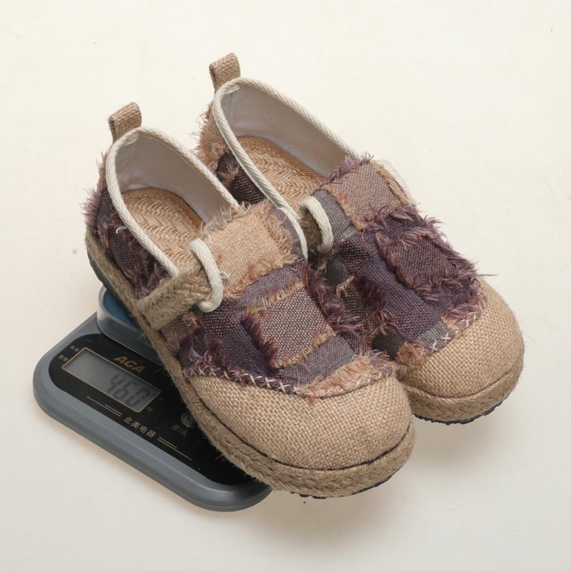 Women's Hemp Rope Bottom Ethnic Style LazyCasual Single Shoes