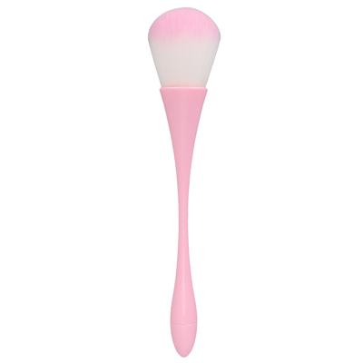 Nail Art Dust Cleaning Removal Brush Soft Fluffy Hair Makeup Brush for Blusher Loose Powder Pink