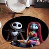 The Nightmare Before Christmas (1) Round Office Rug Decorative Floor Rug for Office Bedroom Living Room and Home Space