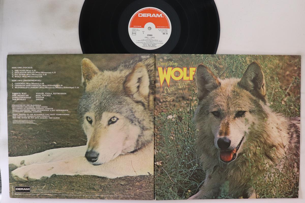 

LP Record DARRYL WAY S WOLF - Canis Lupus SDL14 DERAM 1973 UK Rock Used