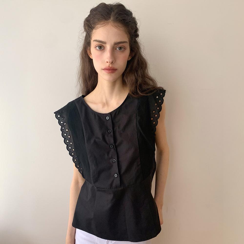 Lilisu Mane Blouse / Black