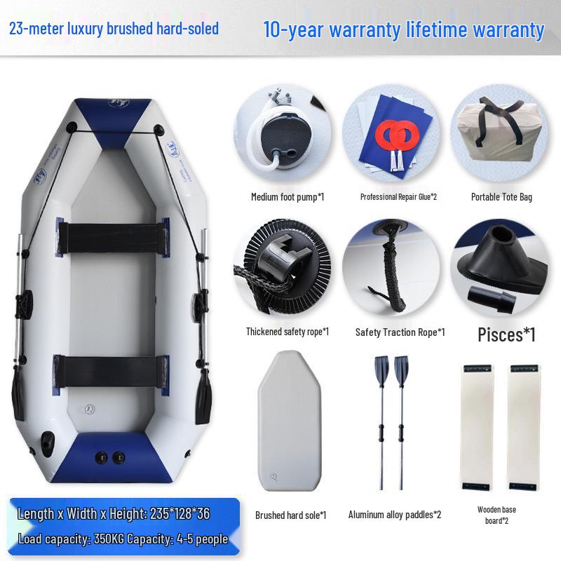 Durable Thickened Inflatable Kayak - Professional Lure Boat