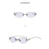 Ladies Sunglasses, Fashion Oval Sunglasses, Frameless Star Sunglasses