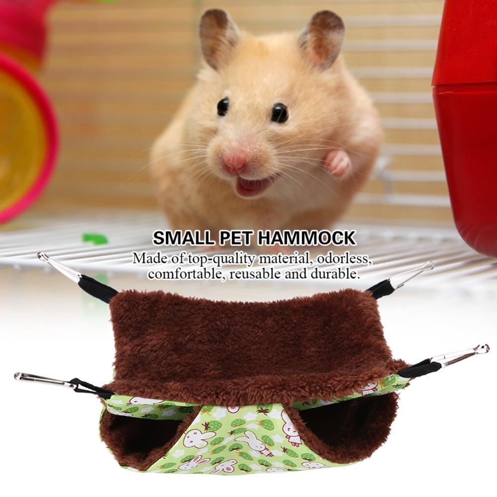 Hanging Design Hanging Pet Bed Double-Layer Cage Glider Bed Pet Hammock Bed Cage Habitat